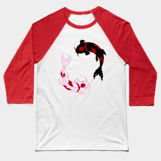 koi fishes ying-yang Baseball T-Shirt